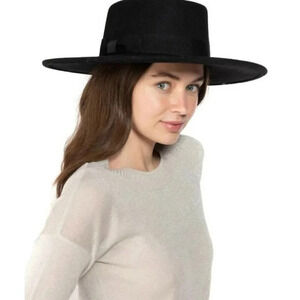 NWT Nine West Wool Felt Telescope Floppy Hat (MSRP $98)